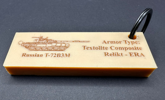 T-72 ruzzian Tank reactive Armour Keyring