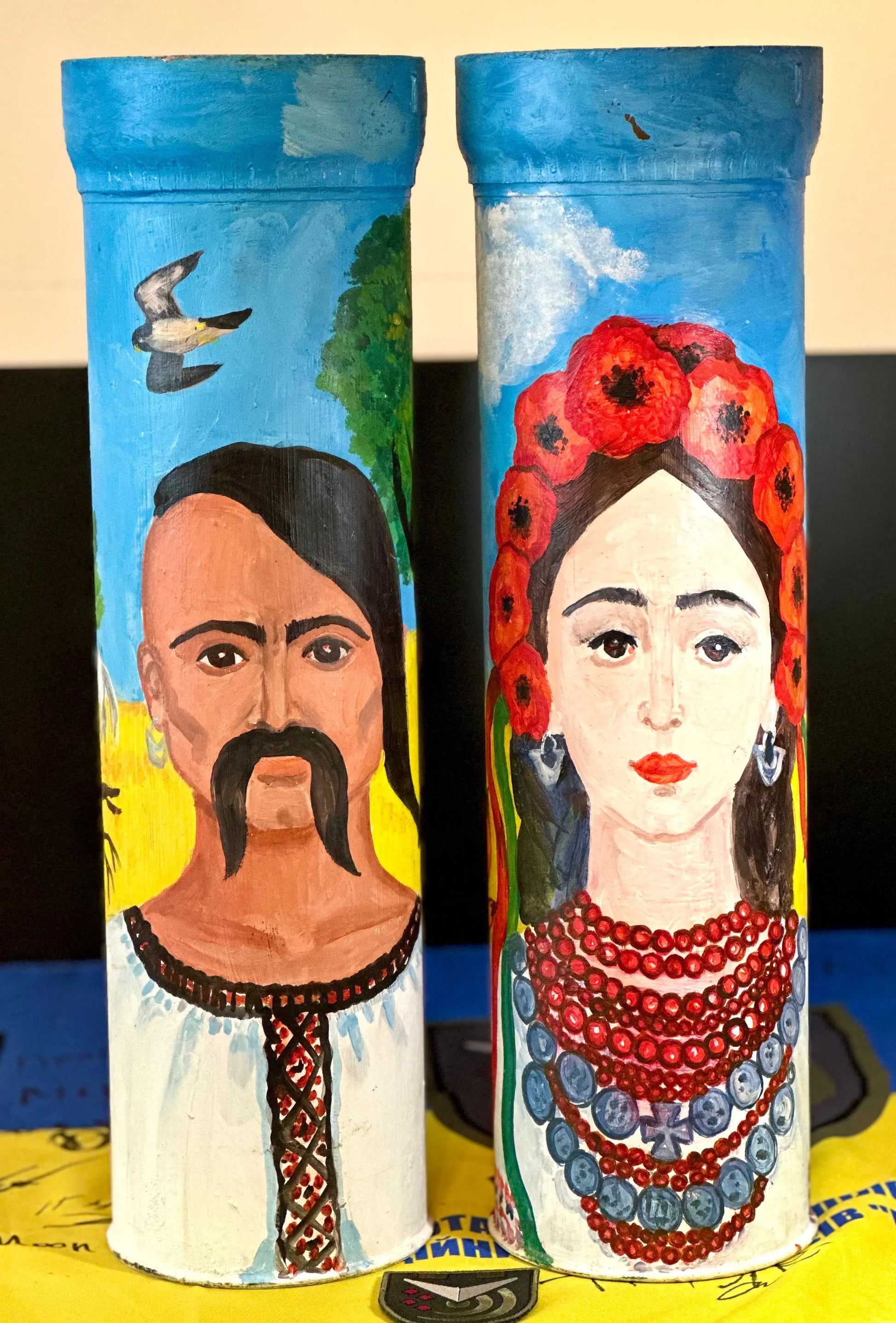 Genuine Certified Artwork painted Tube "Odarka" Kristina