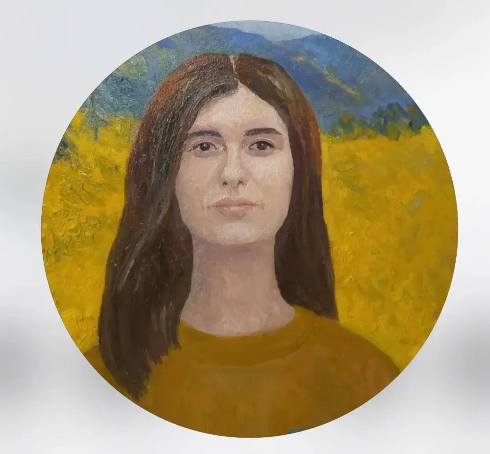 Genuine Certified Artwork painted Shell Case "Cotton" Kristina