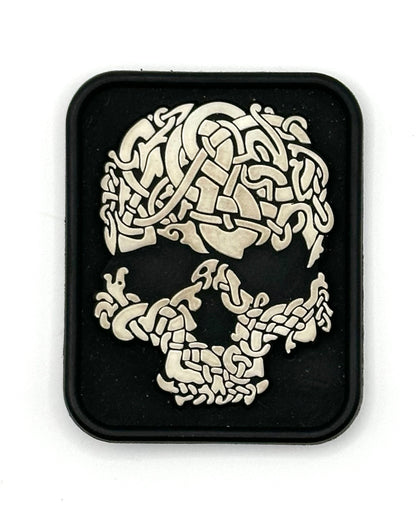 Skull morale worn patch