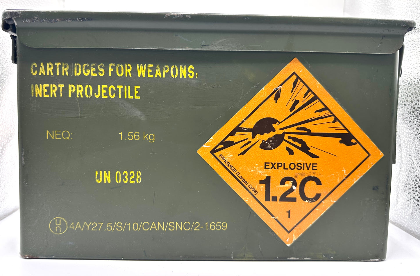 Painted Ammunition Metal Box