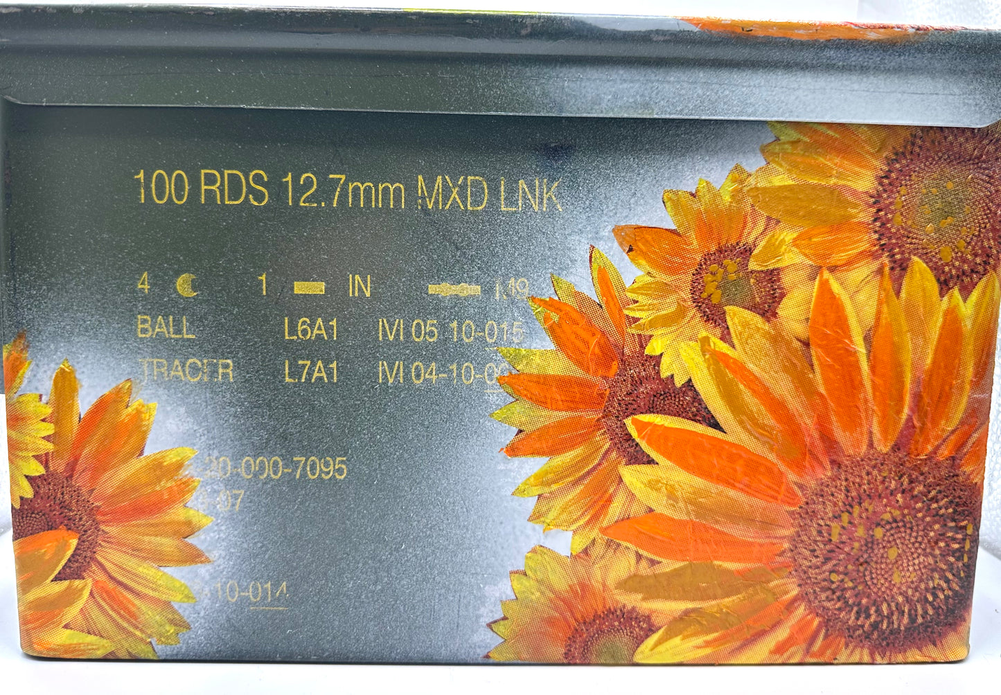 Painted Ammunition Metal Box