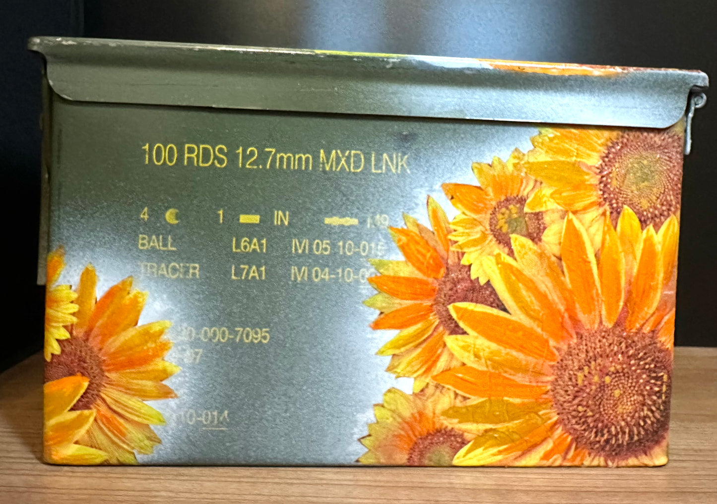 Painted Ammunition Metal Box