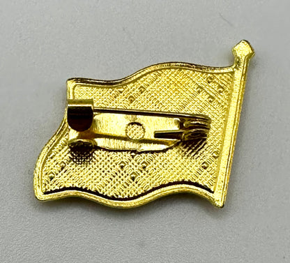 Ukraine Trident Flag Pin Badge