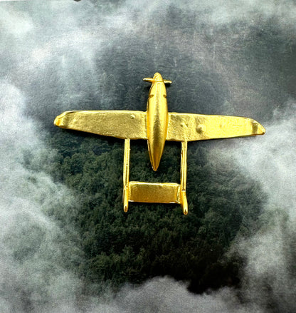 Ukrainian Skyeton Drone Pin Badge Gold