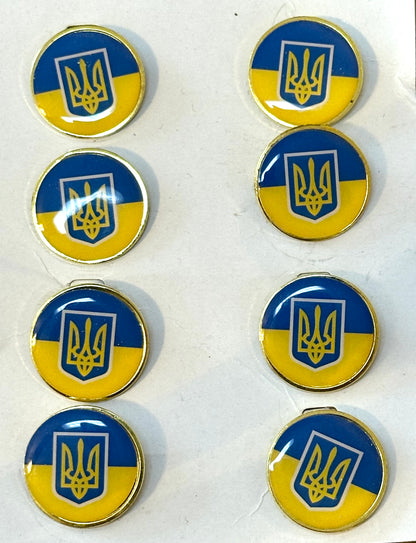 Ukraine Trident Pin Badge