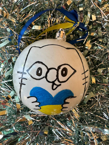 Hand Painted Christmas Bauble from Ukraine