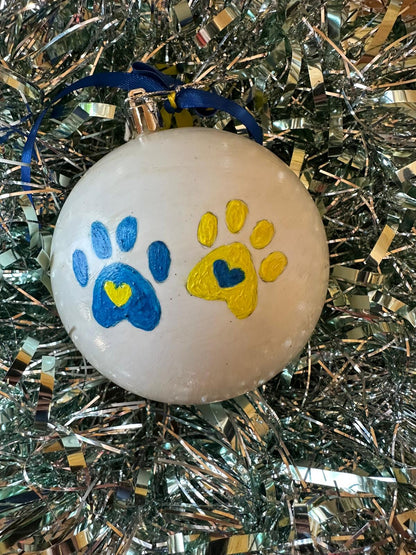 Hand Painted Christmas Bauble from Ukraine