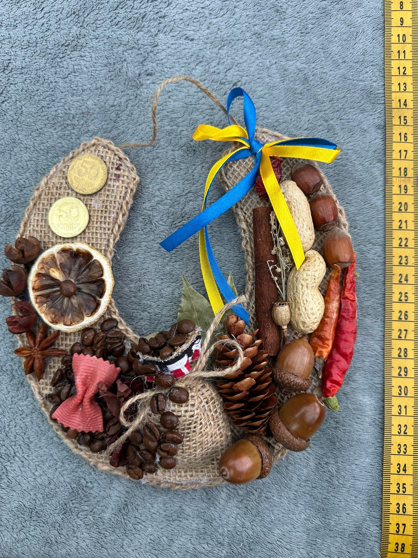 Ukrainian Lucky Horseshoe Decoration