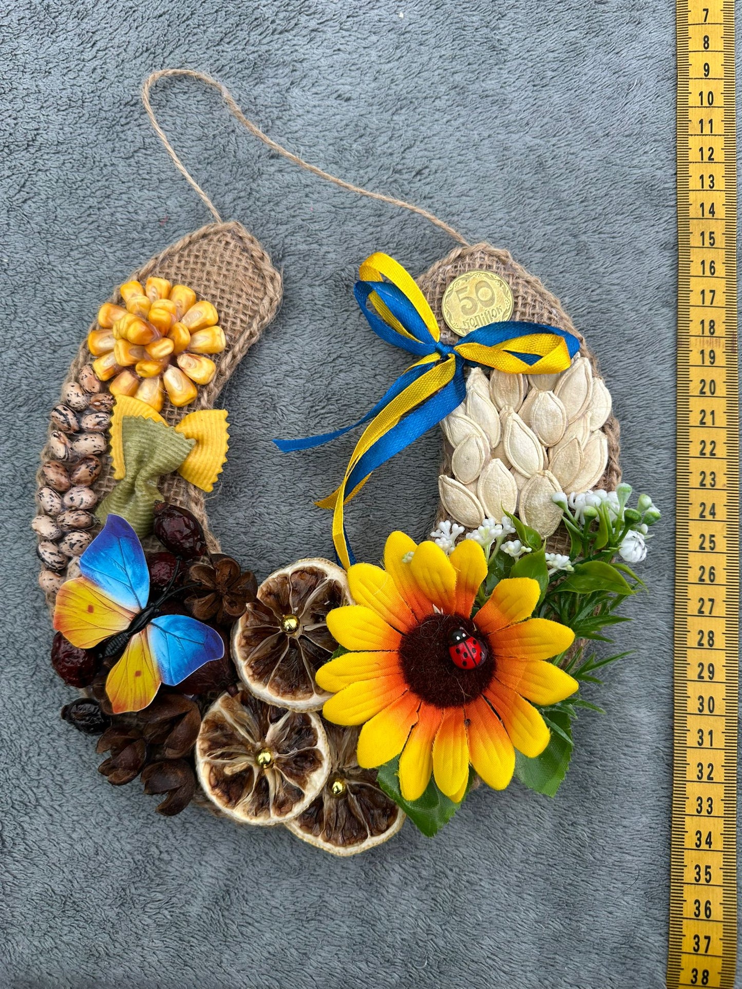 Ukrainian Lucky Horseshoe Decoration