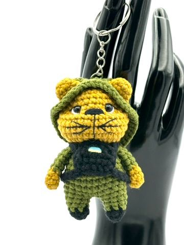 Battle Kitty Keyring