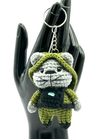 Battle Kitty Keyring