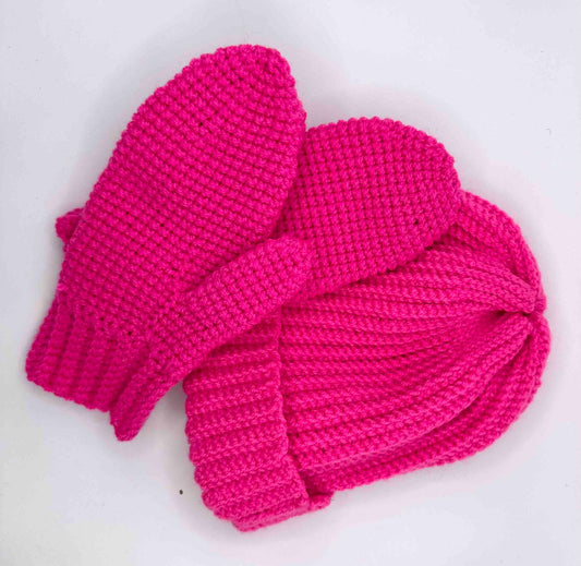 Handmade Hat & Glove Set